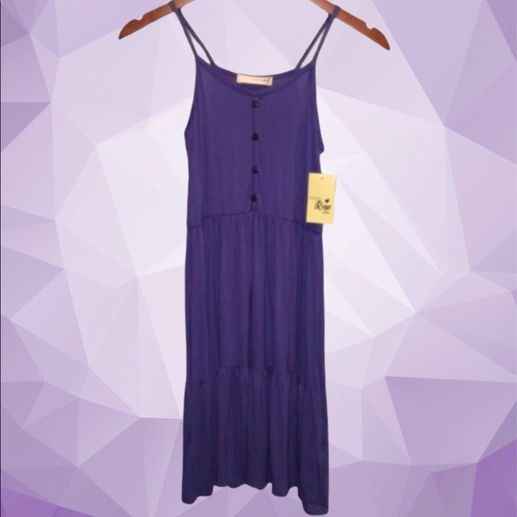 NWT BLUE FOREVER ROSE CASUAL PARTY DRESS - Picture 7 of 7